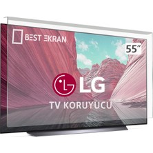 Best Ekran Lg OLED55E7V Tv Ekran Koruyucu - Lg 55" Inç 139 cm Ekran Kırılmaz Koruyucu