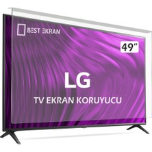 Best Ekran Lg 49SJ800V Tv Ekran Koruyucu - Lg 49" Inç Ekran Koruyucu Şeffaf Paneli