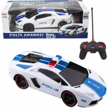 Erzi 1:12 Uzaktan Kumandalı Polis  Lamborghini Şarjlı Araba