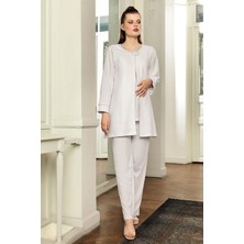 Artış Collection Kadın 11300 Lohusa 3'lü Sabahlık Pijama Takım 22K