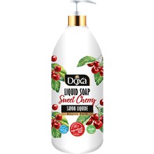 Doxa Doğal & Vegan Sıvı Sabun - Kiraz Özlü 500 ml 4 Adet Duj Jeli