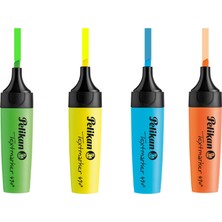 Pelikan 490 Fosforlu Işaretleme Kalemi 4'lü Paket