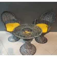 Fiberglass Garden Fiberglas Çay Seti