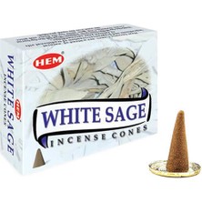 My Home Hediyelik White Sage Cones Hem Tütsü