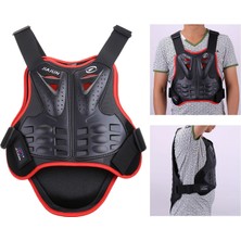 Stshop Motosiklet Koruma Yelek Omurga Göğüs Koruması Dirtbike Kırmızı M İçin Uygun (Yurt Dışından)