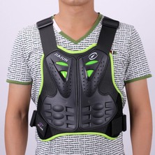 Stshop Motosiklet Koruma Yelek Omurga Göğüs Koruması Dirtbike Green XL İçin Fit (Yurt Dışından)