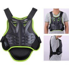 Stshop Motosiklet Koruma Yeleği Omurga Göğüs Koruması Dirtbike Green L İçin Fit (Yurt Dışından)