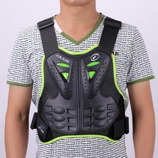 Stshop Motosiklet Koruma Yeleği Omurga Göğüs Koruması Dirtbike Green L İçin Fit (Yurt Dışından)