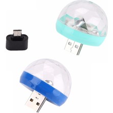 Teknotok Micro Otg + Mini Sihirli Disko Topu 4W LED USB Küre