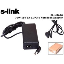 S-Link Notebook Adaptör S-Link SL-NBA76 15V 5 A Plastik K
