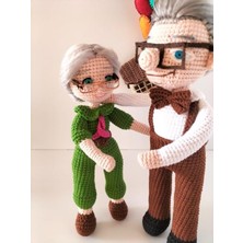 Oyuncak Park Carl ve Ellie Amigurumi Organik Oyuncak