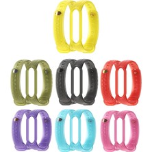 Mijobs Xiaomi Mi Band 5/6/7 Mor Için Silikon Izleme Bandı (Yurt Dışından)