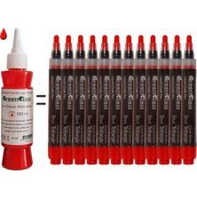 Green Class Mürekkep Seti-Kırmızı  6X100=600 ml