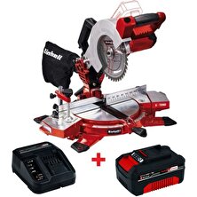 Einhell Akülü Gönye Kesme Te-Ms 18/210 Li Kit + 4 Ah Akü ve Şarj Cihazı