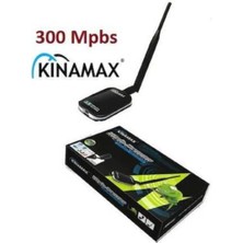 Kınamax Kinamax 300MBPS High Power Wireless Wifi Adaptör Tek Anten