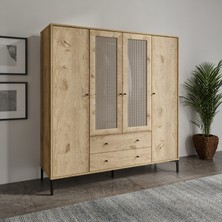 Venatto Trio Hasırlı Xl Dolap