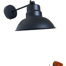 Rsylight  Rsylight Retro Metal Dekoratif Rustik Siyah Mafsallı Duvar Aplik