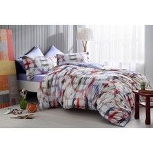 Taç Dijital Saten Yorgan Seti Super King Size Sage