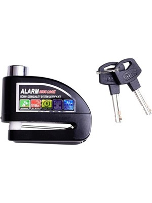 Muhtelif Motosiklet Disk Kilidi Alarmlı - 110 Desibel