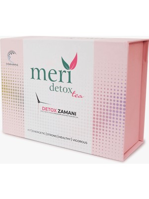 Meri Orjinal Meri Detox® Tea | Doğal Detoks Çayı | Aylık Kullanım | 60 Poşet Çay