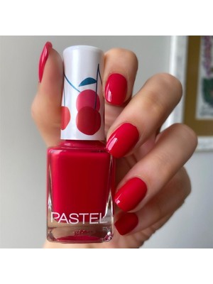 Pastel Kırmızı Oje 355 Parlak Renkli Uzun Süreli Kullanım için Özel Formül