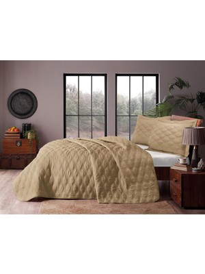 Taç Yatak Örtüsü Seti Marissa Gold Tek Kişilik