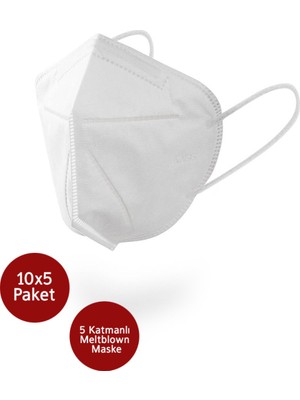 Ffp2 N95 Maske 5 Katmanlı 50 Adet