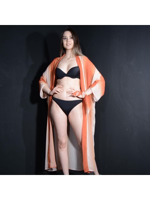 Tedz Collection Paredora Terracota Krem  Anne Kız Kimono Pareo