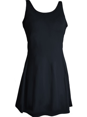 Beria Kadın Kuplu Siyah Etekli Elbise Mayo