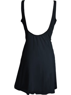Beria Kadın Kuplu Siyah Etekli Elbise Mayo