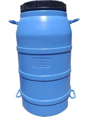 Şen Plastik 65 Lt Litre Varil Içi Beyaz Plastik Yağ Zeytin Turşu Bidon