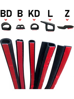 Mega Oto Market Kapı Fitil Kaput Fitil Bagaj Fitili Bantlı Ses Önleyici 5 Metre