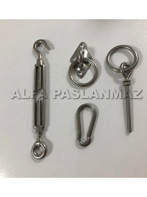 Alfa Paslanmaz Havuz Kulvar Seperatör Montaj Ekipman Seti, Aısı