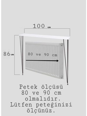 Talas Tozu Siyah Raf -Dresuar Gold Ayak 100CM   ( 80 ve 90 cm Petek Için)