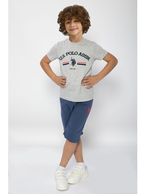 U.S. Polo Assn. US1098-G Erkek Garson Kapri Takımı 22Y