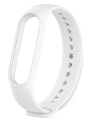 Markacase Amazfit Band 5 Için Silikon Kordon Beyaz