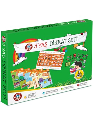 Çocuk Akademi 3 Yaş Dikkat Seti