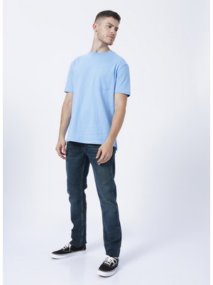 Bad Bear Normal Bel Slim Fit Indigo Erkek Denim Pantolon 22.01.70.003_FRANCO Jeans