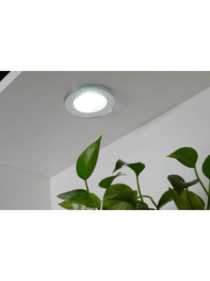Anda Tekli Spot Camdan 2led 5W Q-83MM Darbeye Dayanıklı