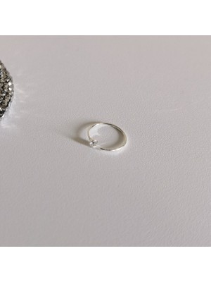 Bylin 925 Ayar Taş Uçlu Halka Hızma - 1 Adet