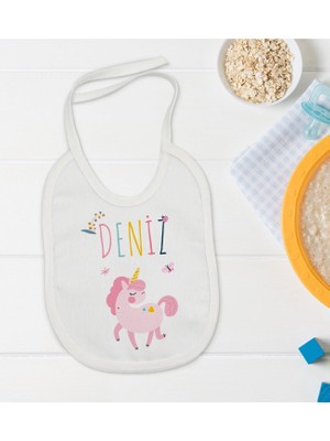 Bk Kids Kişiye Özel Isimli Bebek Mama Önlüğü - Model 4