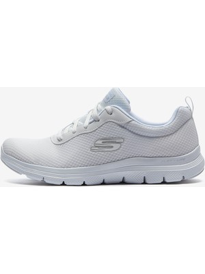 Skechers Flex Appeal 4.0  -  Brilliant V Kadın Beyaz Spor Ayakkabı 149303 Wht