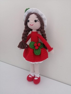 Oyuncak Park Kikona Çiçeği Bebek Amigurumi Organik Oyuncak