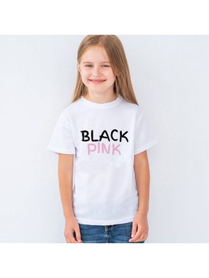 Morinna Blackpink Baskılı Unisex Çocuk Tişört T-Shirt Mr-17