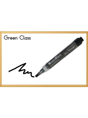 Green Class Sıvı  Tebeşir  Kalemi-Siyah-10’ Lu