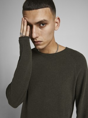 Jack & Jones Jjehill Knit Crew Neck Noos-12157321