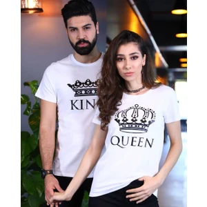 Sevgili Kombinleri King Queen Taç Tişört