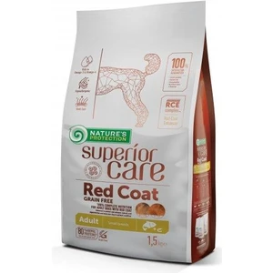 Nature's Protection Superior Care Kızıl/Kahverengi Tüylü Köpekler için Somonlu Tahılsız Küçük Irk Köpek Maması 1,5kg
