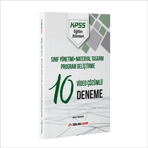 Dijital Hoca Akademi 2022 Kpss Eğitim Bilimleri Sınıf Yönetimi-Materyal Tasarım-Program Geliştirme Video Çözümlü 10 Deneme