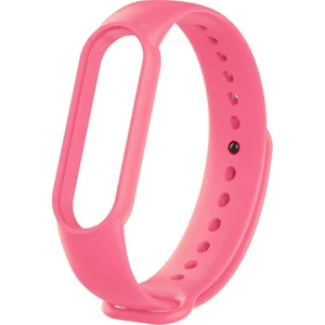 Amazfit Band 5-6 Için Silikon Kordon Pembe